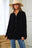 Long Sleeve Button Front Loose Fit Shirt Top