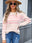 Striped Round Neck Long Sleeve Sweater