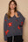 POL Long Sleeve Star Patch Sweater