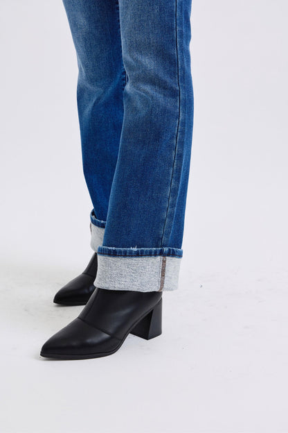 Judy Blue Full Size Mid-Rise Bootcut Jeans with Pockets