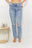 Kancan High Rise Distressed Slim Straight Jeans