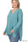 PLUS HI-LOW HEM V-NECK CENTER SEAM SWEATER