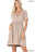 BRUSHED DTY BUTTERY SOFT FABRIC SURPLICE DRESS