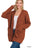 Low Gauge Waffle Open Cardigan Sweater