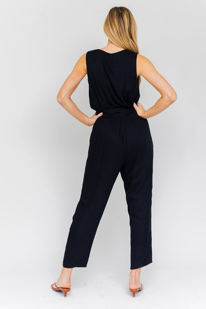 Sleeveless Surplus Jumpsuit