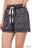 Mineral Wash Drawstring Cuffed Shorts