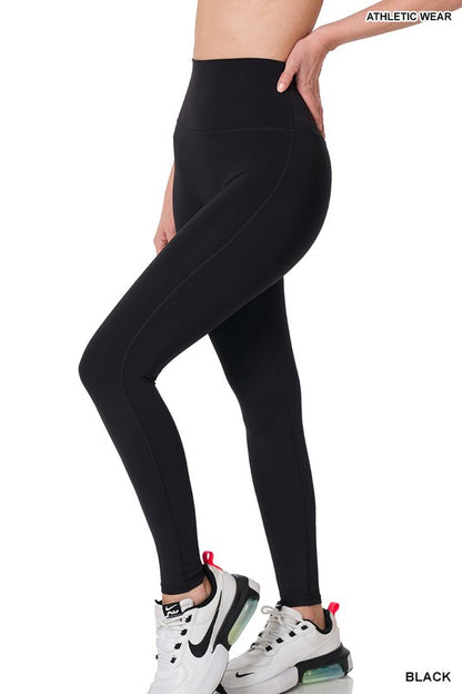 ATHLETIC HIGH WAISTED FULL LENGTH LEGGINGS