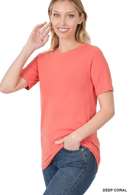 SHORT SLEEVE ROUND NECK TEE