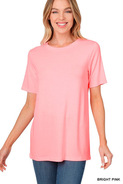 SHORT SLEEVE ROUND NECK TEE