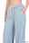 FRENCH TERRY DRAWSTRING WAIST RAW EDGE HEM PANTS