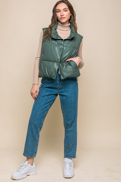 PU Padded Vest