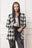 Buffalo Plaid Hooded Cardigan