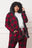 Buffalo Plaid Hooded Cardigan