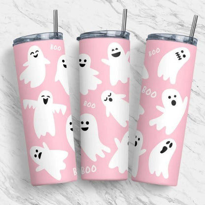 Ghost Halloween Tumbler