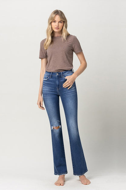 Stretch High Rise Bootcut