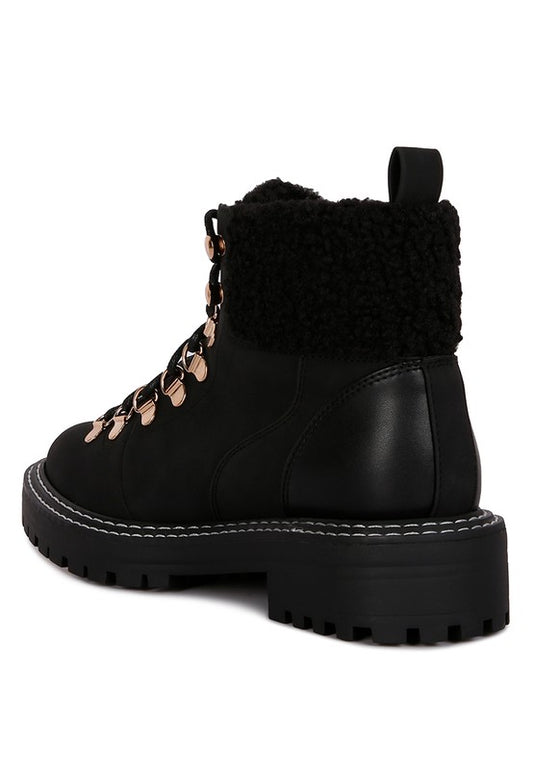 Gatlinburg Shearling Collar Ankle Boot