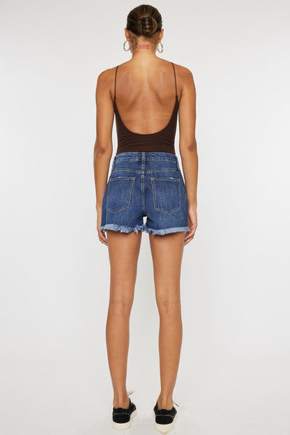 HIGH RISE MOM SHORTS -KC9145D