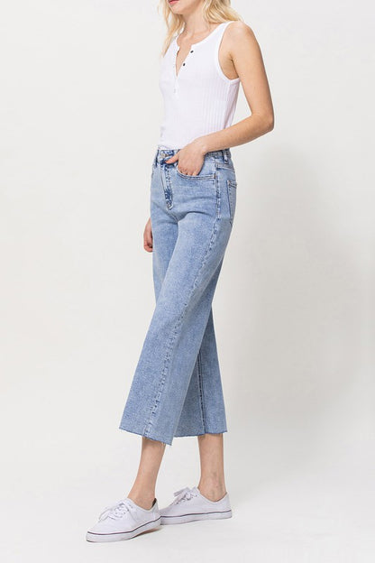 SUPER HIGH RISE CROP WIDE LEG