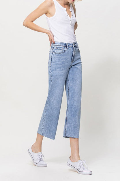 SUPER HIGH RISE CROP WIDE LEG