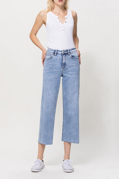 SUPER HIGH RISE CROP WIDE LEG