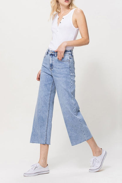 SUPER HIGH RISE CROP WIDE LEG