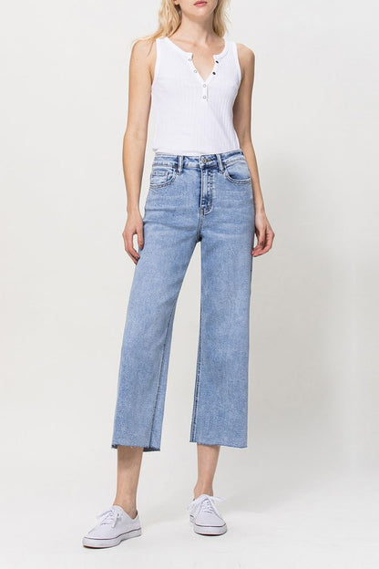 SUPER HIGH RISE CROP WIDE LEG