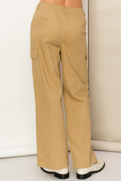 WEEKEND CHILLER HIGH WAIST CARGO PANTS