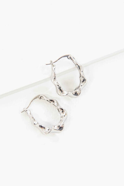 Twisted Hoop Earrings