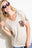 SOLID SEQUIN POCKET BOXY TOP