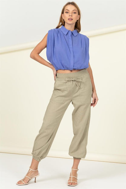 Pause and Reflect High Waist Pants