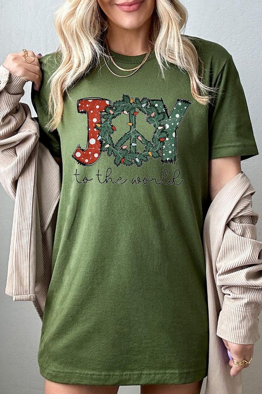 UNISEX SHORT SLEEVE. Joy to the World.