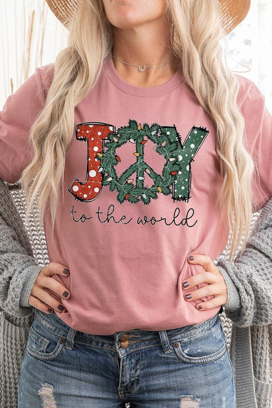 UNISEX SHORT SLEEVE. Joy to the World.