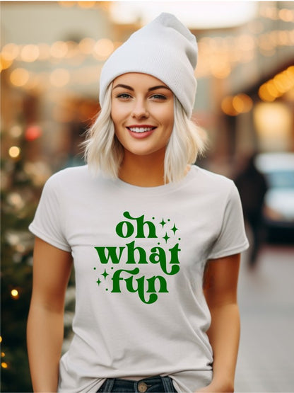 Oh What Fun Graphic Short Sleeve Tee