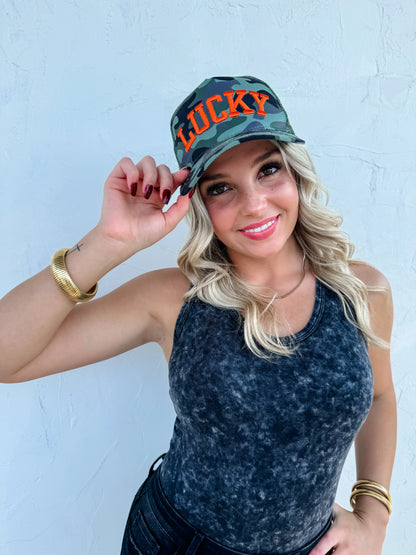 PREORDER: Lucky Camo Trucker Hat