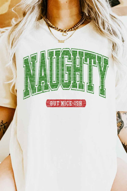 NAUGHTY BUT NICEISH GRAPHIC TEE