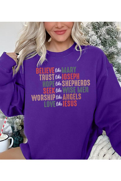 UNISEX FLEECE SWEATSHIRT - Jesus