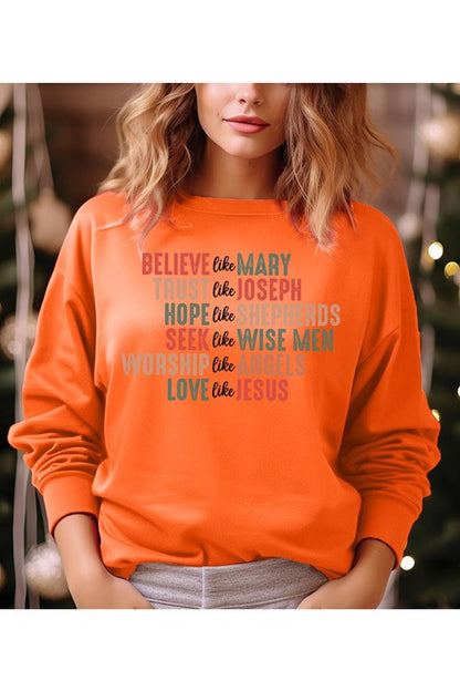 UNISEX FLEECE SWEATSHIRT - Jesus