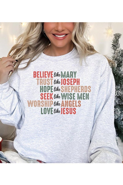 UNISEX FLEECE SWEATSHIRT - Jesus