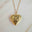 Nostalgic Heart Initial Open Locket Necklace