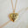 Nostalgic Heart Initial Open Locket Necklace