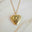 Nostalgic Heart Initial Open Locket Necklace