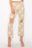 RISEN Full Size High Rise Star Printed Frayed Hem Jeans