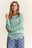 J.NNA Lace Detail Long Sleeve Knit Top