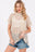 Ces Femme See Through Crochet Mock Neck Cover Up