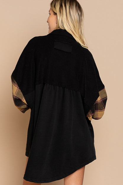 POL oversized plaid