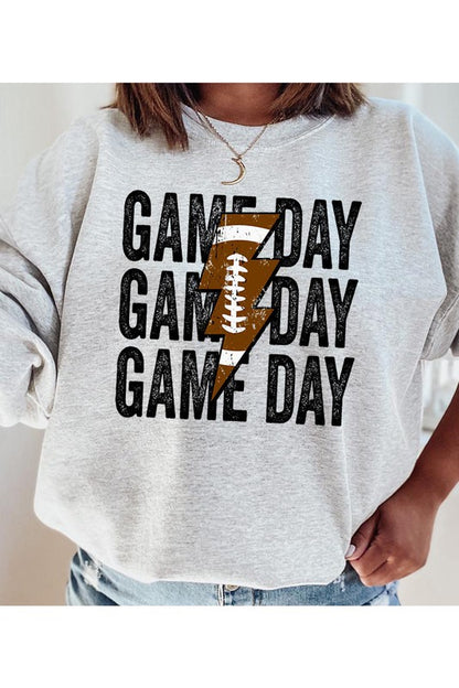 UNISEX FLEECE SWEATSHIRT - Game Day Lightning