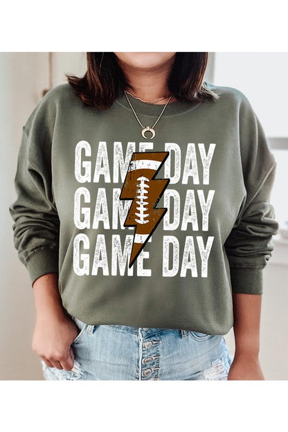 UNISEX FLEECE SWEATSHIRT - Game Day Lightning