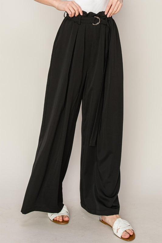 HYFVE Paperbag Waist Wide Leg Pants