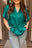 Skobeloff Solid Color Satin Plus Size V Neck Tee