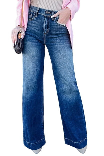 High Rise Wide Leg Jeans